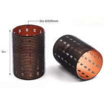 6*9cm Aliuminio šerdis Lipnus plaukų suktukas Grynas nailono Velcro ritinėlis Savaime laikantis formavimo karštas terminis tūrio formavimo įrankis