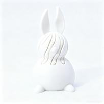 Printed 3D Rabbit Spiral Tower Rotating Toy Decompression Gourd Spiral Cone Children'S Gift Home Decor For Kids Adults Children's Birthday Gift