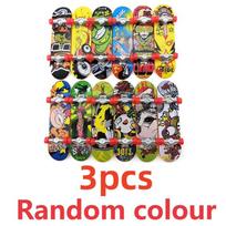 Pcs 3 Fingerboard Finger Scooter Mini Skateboard Deck Alloy/Plastic Antistress Tech Bracket Desktop Panel Non Toys Training