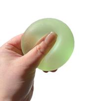 Blue Squishy Maltose Fidget Toy Soft Pink Mochi Sensory Squeeze Toy Coconut Oil Ball Slow-Rebound Decompression Toy X-Mas Gift