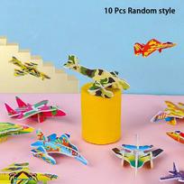 Pc 10 /Pack 3D Insect Puzzle Diy Dinosaur Tank Handmade Puzzle Children'S Toys Kindergarten Gift Kids Present For Kids Adults Children's Birthday Gift