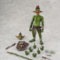 Toys Hopdo Goblin Mohawk Hairstyle Action Figure 1/12 Scale Fully Articulated Collectible Fantasy Creature 14Cm Toy Hobby Gifts
