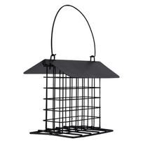Iron Hanging Bird Feeder Iron Bird Standing Platform Cake Display Cage For Wildbird Balconies Patios Backyard