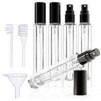 5PCS Glass Travel Perfume Bottles Refillable Atomizer Set Fine Mist Sprayers for Cologne Storage juoda
