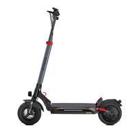 ENGWE Y600S Adult Electric Scooter 830W Motor 10 Inch Tire 48V 18.2AH Battery Foldable E-Scooter juoda/raudona