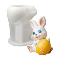 Easy Cleaning Silicone Easters Eggs Mould for Handmade Soap Candle and Plasters Decoration Crafting 1