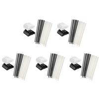 Feb.10000Pcs Mini Tag Kit,0.5Cm Garment Tag Barb Attachment Price Tags 5000Pcs Black Fasteners And 5000Pcs White Fasteners