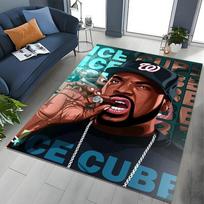 Tupac 2pac Rapper Eminem Hip Hop Rap God Art Rug for Bedroom Living Room Sofa Home Doormat Decor, Large Kids Non-slip Floor Mat 40cm x 60cm