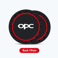 2pcs Car Cup Pad Silicone Water Coaster Drink Cup Non-slip Mat For Opel Mokka Astra H G J Corsa Zafira Insignia Meriva OPC