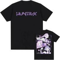 Hot Anime Movie KPop Demon Hunters Graphic Print T-shirt Summer New Tee Loose Casual Oversized Top Streetwear Hip Hop Fashion Short Sleeve 4XL