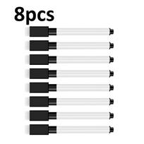 8-50Pcs Fine Tip Magnetic Whiteboard Markers with Eraser Cap, Non-Toxic Quick-Dry Dry Erase Pens, Whiteboard Accessorie, Teacher