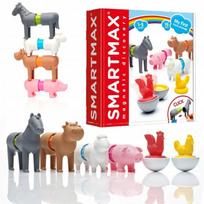 Smartmax Farma Zwierzęta Magnetyczne Klocki Konstrukcyjne Zabawka Animals
