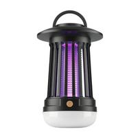 Electric Mosquito Killer Lamp Portable Insect Trap with UV Light Mosquito Zapper for Indoor Outdoor Use USB Rechargeable Mosquito Control Device ONE SIZE juoda