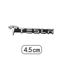 2/4Pcs Car Aluminum Emblem Audio Decorate Sticker Speaker Decal For Tesla Model 3 Model S Model X Model Y Cybertruck Roadster 2pcs