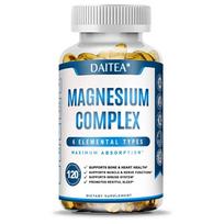 Magnesium Complex Dietary Supplement, With Magnesium Oxide, Malate, 120 Softgels 120 Capsules