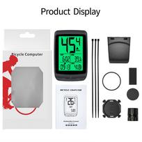 Belaidis dviračio kompiuteris Realaus laiko greitis Odometras Spidometras Chronometras Takas Itin ilgas budėjimo laikas Baterijos elementas LCD Automatinis foninis apšvietimas BKV-1503A