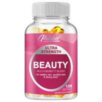 Collagen peptide blend capsules containing hyaluronic acid, biotin, and olive leaf extract 120*1