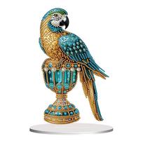 Acrylic Special Shape Eagle Diamond Painting Tabletop Ornaments Kit 5D DIY Diamond Art Tabletop Decorations Bedroom Table Decor