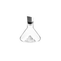 Glass Iceberg Wine Decanter 1500ml Wine Aerating Pourer Wine Aerator  Family Gathering Clear Hill