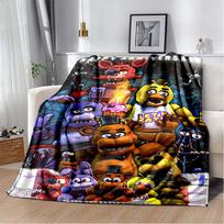 3DTerror FNAF-Five-Nights At Freddys Printed Blanket Home Flannel Comfortable Warm Sofa Bed Portable Children Adult Gift Blanket 75cm x 90cm