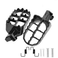 Black/Silver Motorcycle Foot Pegs Iron Material Dirt Bike Footrest  XR150L XR50R PW50 juoda