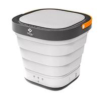 21W Portable Mini Folding Wash Machine Underwear Washer Laundry Machine for Travel Semi-automatic Foldable Household Clothes Cleaner pilka
