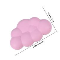 Mousepad Wrist Rest Keyboard Wrist Support Soft Elastic PU Material Comfortable for Office Home Computer Accessories Desk rožinė