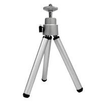 Compact Silver Mini Projector Tripod Flexible Anti-Slip Projector Holder Stand Aluminum Alloy Projector Bracket Desktop