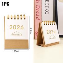 2026 New Mini Simple Desk Calendar Delicate Standing Desktop Calendar Daily Month Table Decoration Desk Calendar for Home Office balta