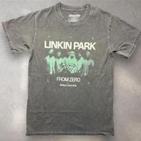 Linkin Park From Zero World Tour 2025 Graphic T- Shirt Gray Acid Wash Mens Small M