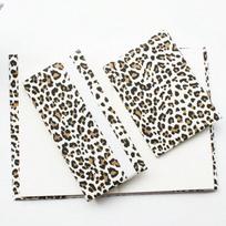 A5 A6 WEEKS Leopard Print Notebook Cover Planner Case Cover Protective Journal Cover Protector Office Stationery Supplies (Leopard Print,Weeks) leopardo rašto spalva