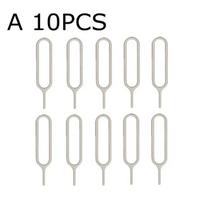 100/10Pcs Sim Card Tray Removal Eject Pin Key Tool Metal Eject Sim Card For IPhone 17 16 15Pro Max IPad Samsung Phone Sim Cards