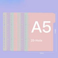 Colorful Dividers for A5 Planner Index Divider Page Plastic Classification Page Tab for B5 A4 Notebook Memo Stationery 8 Pcs/set