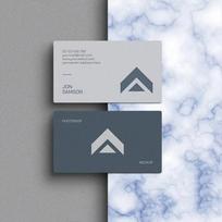 Marmuro stiliaus individualūs vizitiniai kortelės (100 vnt) - Dvipusės | Personalizuotas logotipas/vardas | Elegantiškos profesionalios firminio stiliaus kortelės