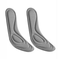 4Pcs Memory Foam Orthopedic Insoles For Shoes Men Women Nano Antibacterial Deodorization Insole Sweat Absorption Running Cushion 37-38