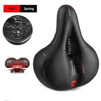 Reflective Shock Absorbing Hollow Bike Saddle Mtb Bicycle Seat Breathable Rainproof Cycling Road Mountain Cycling Accessory 1209