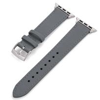 Hybrid Nylon Leather Strap For Apple Watch Ultra Band 49mm 44mm 45mm 42mm 41mm 40mm 38mm Bracelet iWatch series 9 8 7 6 5 4 3 SE 38 40 41 42(S10) mm