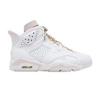 Moterų sportbačiai Nike Jordan 6 Retro Gold Hoops (Moteriškas) Balta/Burė-Metalinė aukso-Švelniai rožinė 36 white