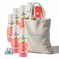 Zestaw Syrop Koncentrat Soda Stream Pink Grapefruit 6X440Ml + Torba Gratis