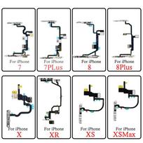 Power Button Flex Cable With Flash Light Replacement For iPhone 7 7P 8 Plus X XR XS Max Mobile Phone Parts For iPhone XSMax