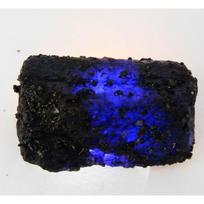 123 Ct NATURAL Sapphire BLUE Earth Mined Uncut Rough CERTIFIED Loose Gemstone 38.7 mm mėlyna