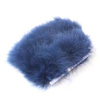 1 metras pūkuotų kalakuto plunksnų apdailos kutų juostelė 8-10 cm Marabou plunksna rankdarbiams, kutų siuvimui, vestuvių šventės drabužiams, suknelėms tamsiai mėlyna spalva