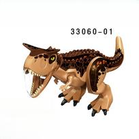 Kinų pasidaryk pats Juros periodo mielas dinozauras stuburas plėšrūnas spalva Carnotaurus konstravimo kaladėlės Edukaciniai žaislai vaikams dovanos with opp