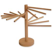 Collapsible Spaghetti Dryer Rack Wooden Pasta Drying Stand Noodle Hanger w/ 16 Suspension Rods for Kitchen Spaghetti Stand Dryer