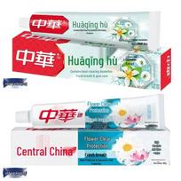 Zhonghua Huaqing Orange Blossom & Dandelion Toothpaste, 4-Pack