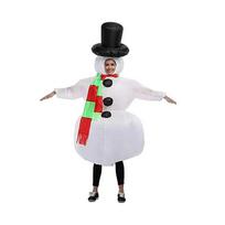 Christmas Riding Reindeer & Gingerbread Man Dinosaur Inflatable Costumes 150-190 cm
