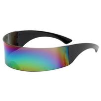 Futuristiniai siauri kiklopai Visor Akiniai nuo saulės Lazeriniai akiniai UV400 Asmenybė Veidrodinis lęšis Kostiumas Akiniai Akiniai Vyriški Akiniai