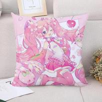 Body Pillow Cover  M-Miku Cushion Covers for Bed Pillows Car Decoration Sofa Cushions Decorative Pillowcase Fall Decor Homez, 30x30cm