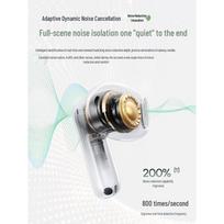 Baseus BS1NC ANC Wireless Semi-in-ear Earbuds mėnulio baltumo spalva