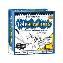 Telestrations 4-8 žaidėjų stalo žaidimas - Linksmas, juokingas piešimo ir spėliojimo vakarėlio žaidimas vaikams ir suaugusiems